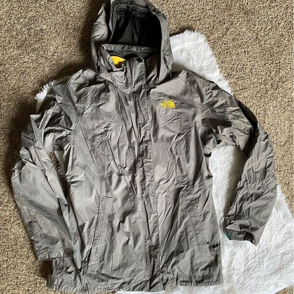 The North Face Hyvent Jacket Winter Coat Fleece Liner Gray Women’s Size Large - Picture 1 of 9
